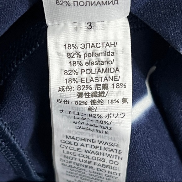 TORY BURCH SPORT Tie-Dye Seamless Long Sleeve Crew Neck Top - Picture 7 of 8